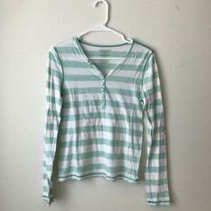 American Eagle Mint Green Long Sleeve Top